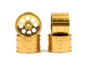 Yeah Racing Felgen Aluminium CNC 8-Speichen, Gold Buggy 1:10
