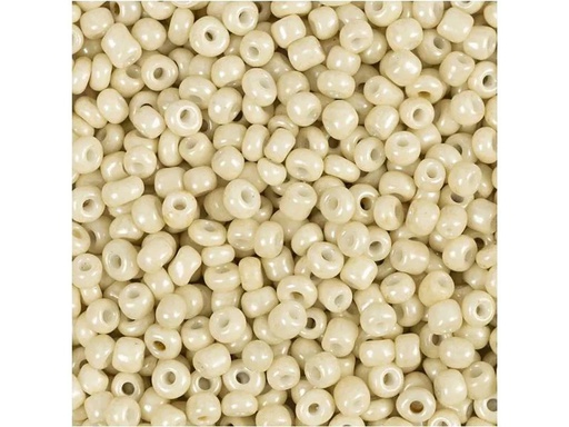 [90267055 1468143] Creativ Company Rocailles-Perlen Glasperlen Creme