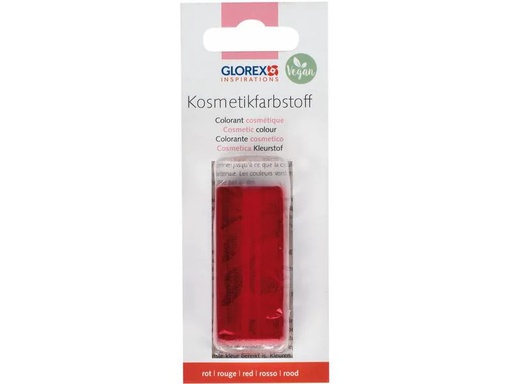 [90267174 1369043] Glorex Kosmetikfarbstoff 25 g, Rot