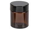 Glorex Dose und Verpackung Glastiegel 30 ml, Braun