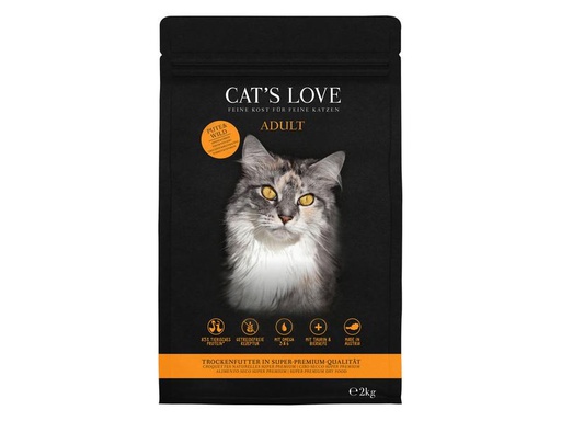 [90267274 1481045] Cat's Love Trockenfutter Adult Pute &amp; Wild, 2 kg