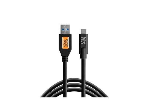 [90267280 1450713] Tether Tools Kabel TetherPro USB 3.0 zu USB-C, 0.5 m Orange