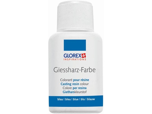 [90267334 1369065] Glorex Farbpigmente Giessharz Farbe 20 ml, Blau