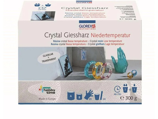 [90267377 1369060] Glorex Giessharz  Crystal Niedertemperatur 300g