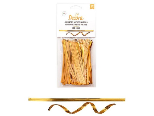 [90267496 1478566] Decora Verschluss 200 Stück, Gold