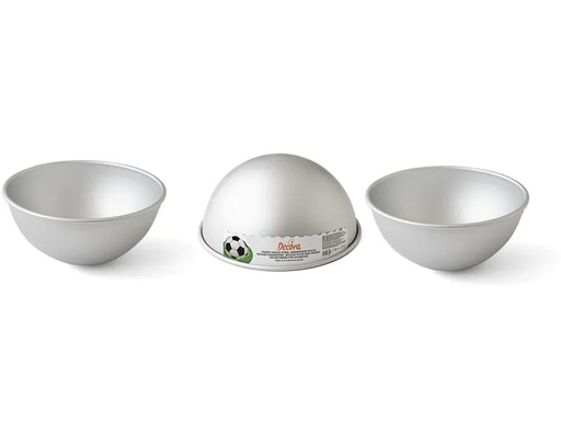 [90267544 1478577] Decora Motiv-Backform Halbkugel, Ø 10 cm, 3 Stück