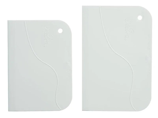 [90267570 1478464] Decora Teigschaber 2 Stück, Weiss