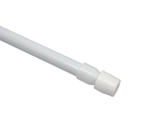 [90045997 1156021] Gardinia Klemmstange 45-65 cm, Ø 8 mm Weiss, 2 Stück