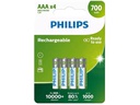 Philips Akku Akku Rechargeable AAA 4 Stück