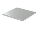 Decora Tortenplatte 20 x 20 cm, Silber