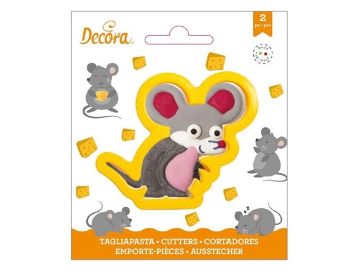 [90267750 1478543] Decora Guetzli-Ausstecher 1 Stück, Maus
