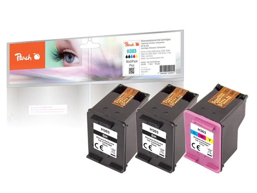 [90267792 1476278] Peach Tinte HP No. 303 Multi-Pack-Plus Black/Cyan/Magenta/Yellow