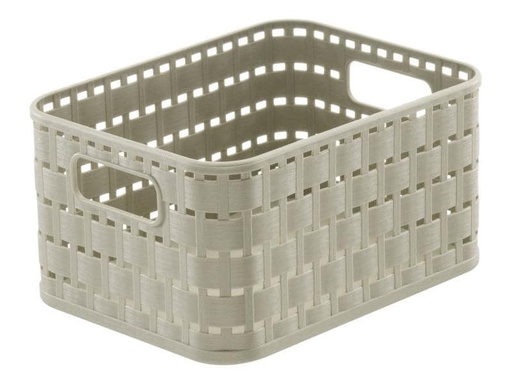 [90046028 513891] Rotho Aufbewahrungskorb Country 18.3 x 13.7 x 9.8 cm, Beige