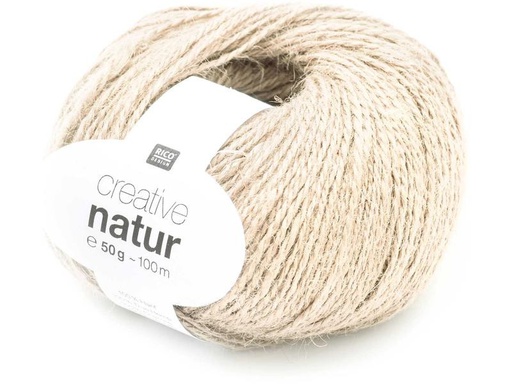 [90268314 1482360] Rico Design Wolle Creative Natur 50 g, Crème