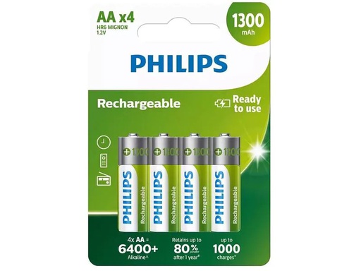 [90268324 1476064] Philips Akku Akku Rechargeable AA 4 Stück