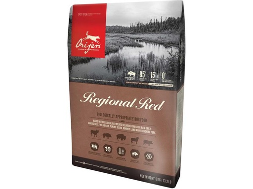 [90046103 1024542] Orijen Trockenfutter Dog Regional Red mit Rind, 6 kg