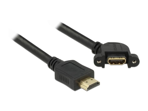 [90268751 1485988] Delock Verlängerungskabel zum Einbau, 4K 30Hz HDMI - HDMI, 0.5 m