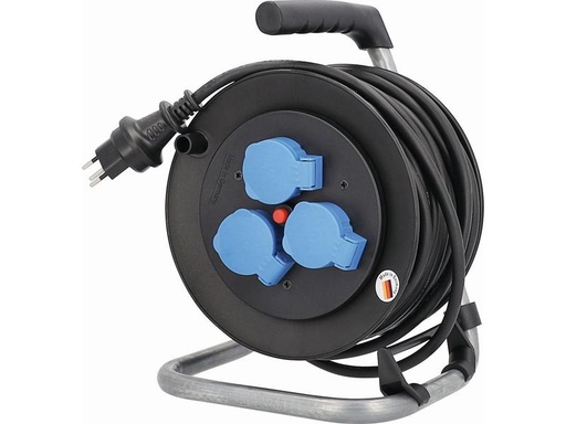 [90268773 1478418] Elbro Kabelrolle 25 m 3x T13, IP55, Schwarz