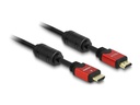 Delock Kabel 4K 30Hz HDMI - HDMI, 2 m, Rot/Schwarz