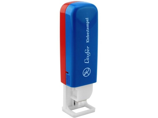 [90268884 1471655] Läufer Klebestempel 1 Stück, Blau, Rot, Weiss