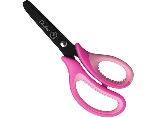 [90268939 1471657] Läufer Kinderschere 13 cm, Edelstahl, Rechtshänder, Pink/Rosa
