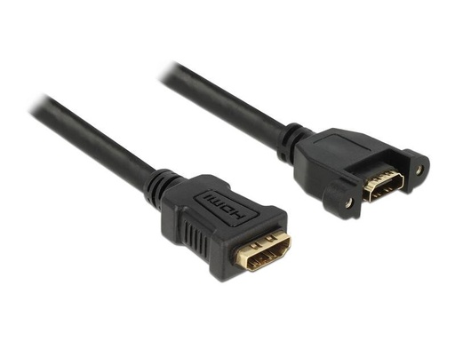 [90268974 1485978] Delock Verlängerungskabel zum Einbau, 4K 30Hz HDMI - HDMI, 0.25 m