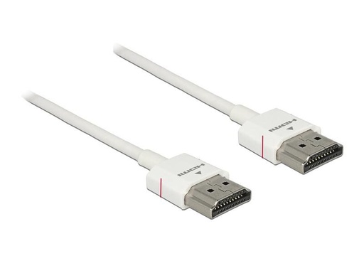 [90269003 1485993] Delock Kabel 4K 60Hz HDMI - HDMI, 0.5 m, Weiss