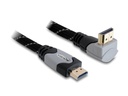Delock Kabel gewinkelt oben HDMI - HDMI, 2 m, Grau