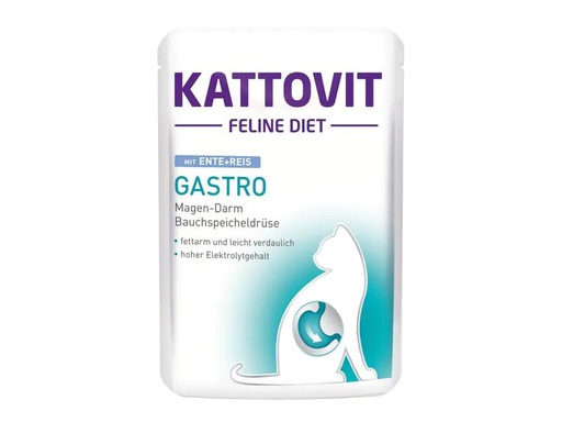 [90269112 1480695] Kattovit Nassfutter Gastro Ente und Reis, 85 g