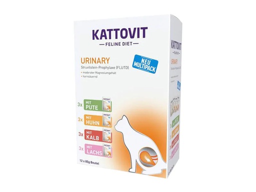 [90269154 1481730] Kattovit Nassfutter Urinary Multipack, 12 x 85 g