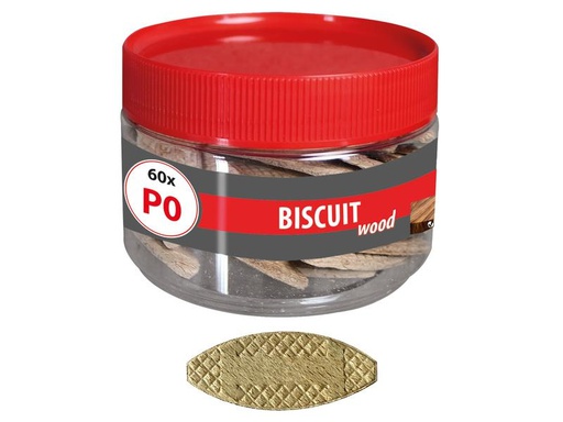 [90269233 1474386] Tox-Dübel Holz Flachdübel Biscuit Wood P0, 60 Stück