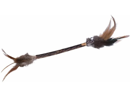 [90269295 1480152] Nobby Katzen-Spielstab Matatabi Stick mit Glöckchen, 12 cm / 24 cm