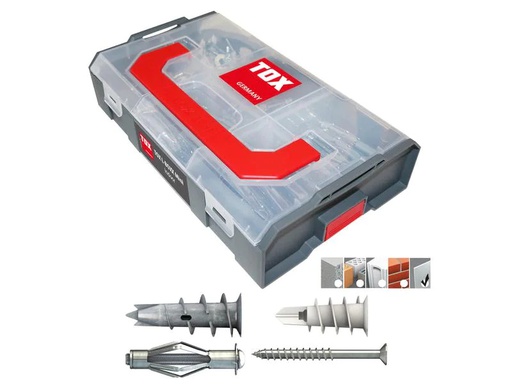[90269306 1474397] Tox-Dübel Dübel Sortiment L-Boxx Mini Indoor, 120 Stück