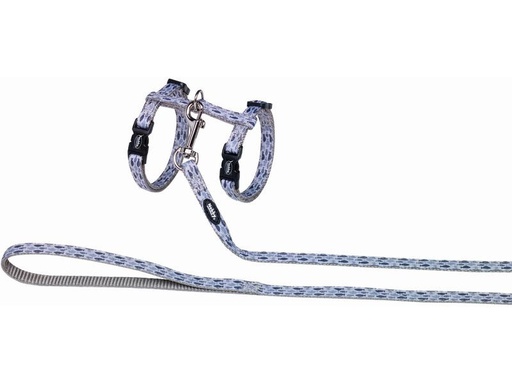 [90269309 1480164] Nobby Katzenhalsband Garnitur Fish, Grau