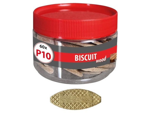 [90269311 1474387] Tox-Dübel Holz Flachdübel Biscuit Wood P10, 60 Stück