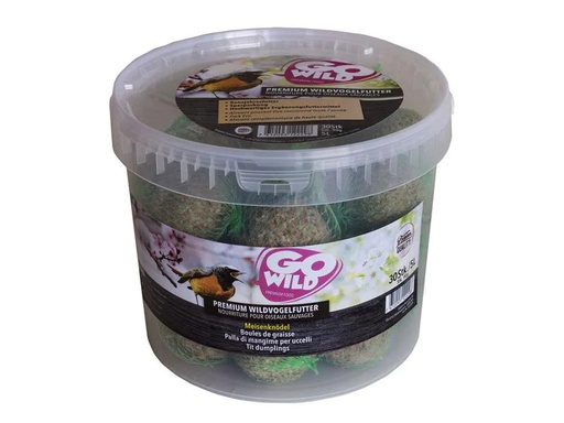 [90269388 1480728] GoWild Vogelfutter Premium Meisenknödel, 30 Stück