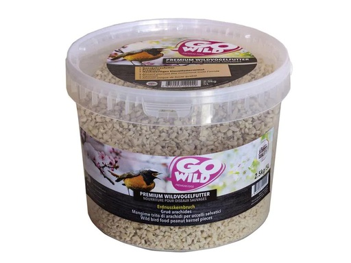 [90269411 1480724] GoWild Wintervogelfutter Erdnusskernbruch, 2.5 kg