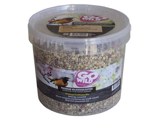 [90269485 1480723] GoWild Wintervogelfutter Kraftfutter-Mix, 2.5 kg