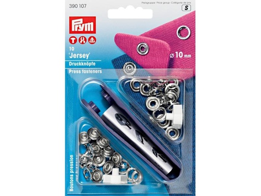 [90004603 1088018] Prym Druckknöpfe Jersey Ring 10 mm, 10 Stück
