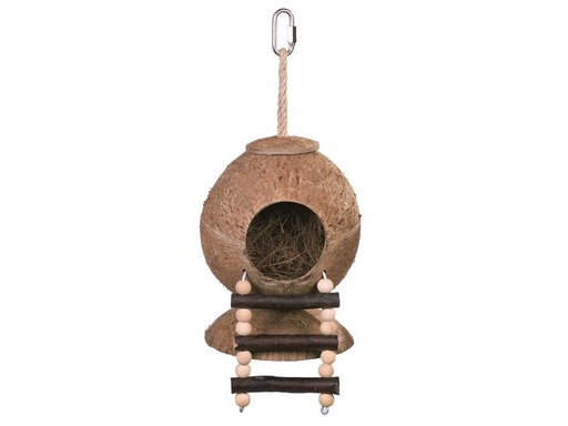 [90269541 1480111] Nobby Kokosnuss-Haus mit Leiter, 31 x 11.5 cm