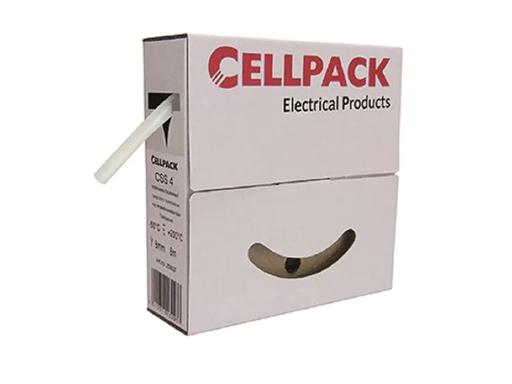[90269616 1483887] Cellpack AG Hochtemperatur-Schlauch 8 m x 12 mm, Transparent