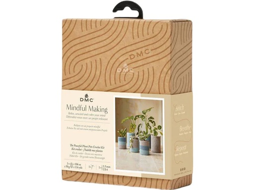 [90269979 1477196] DMC Häkelset Mindful Making Blumenfreunde, Ø 7 x 11 cm