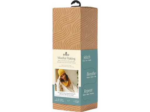 [90269981 1477207] DMC Strickset Mindful Making Schlauchschal und Mütze