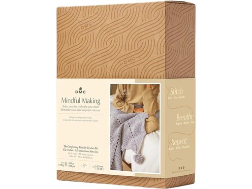 [90270039 1477198] DMC Häkelset Mindful Making Kuscheldecke, 90 x 90 cm