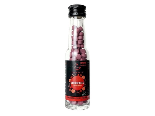 [90270079 1475563] TEABALLS Teaballs Erdbeere Black Selection 30-75 Tassen