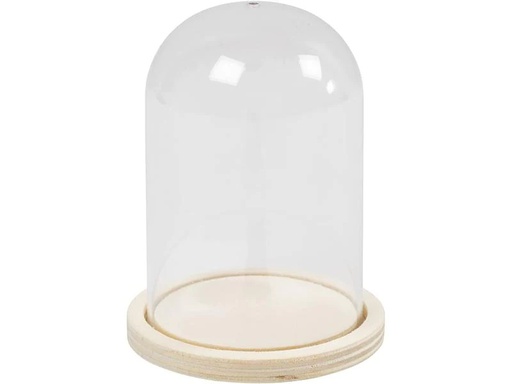 [90270196 1468157] Creativ Company Holzartikel Glocke auf Holzfuss 1 Stück