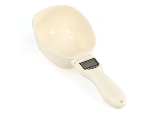 [90270286 1480784] SwissPet Futterschaufel mit Waage, 23 cm, Beige