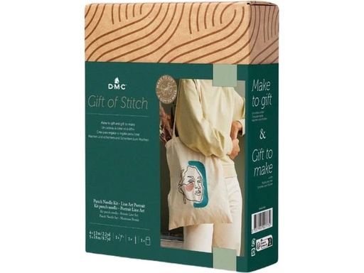 [90270402 1477167] DMC Stickset Gift of Stich Einkaufstasche Portrait, 35 x 42 cm