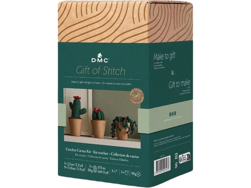 [90270444 1477155] DMC Häkelset Gift of Stich Amigurumi Kaktus, Ø 8 cm