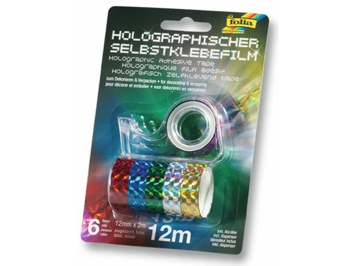 [90046356 599743] Folia Klebeband 12 mm x 2 m, Mehrfarbig